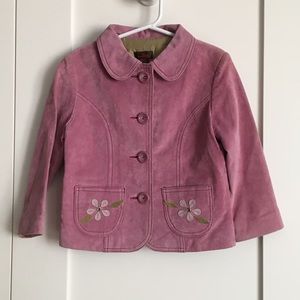 Danier Genuine Suede Leather Jacket (Girls 3)